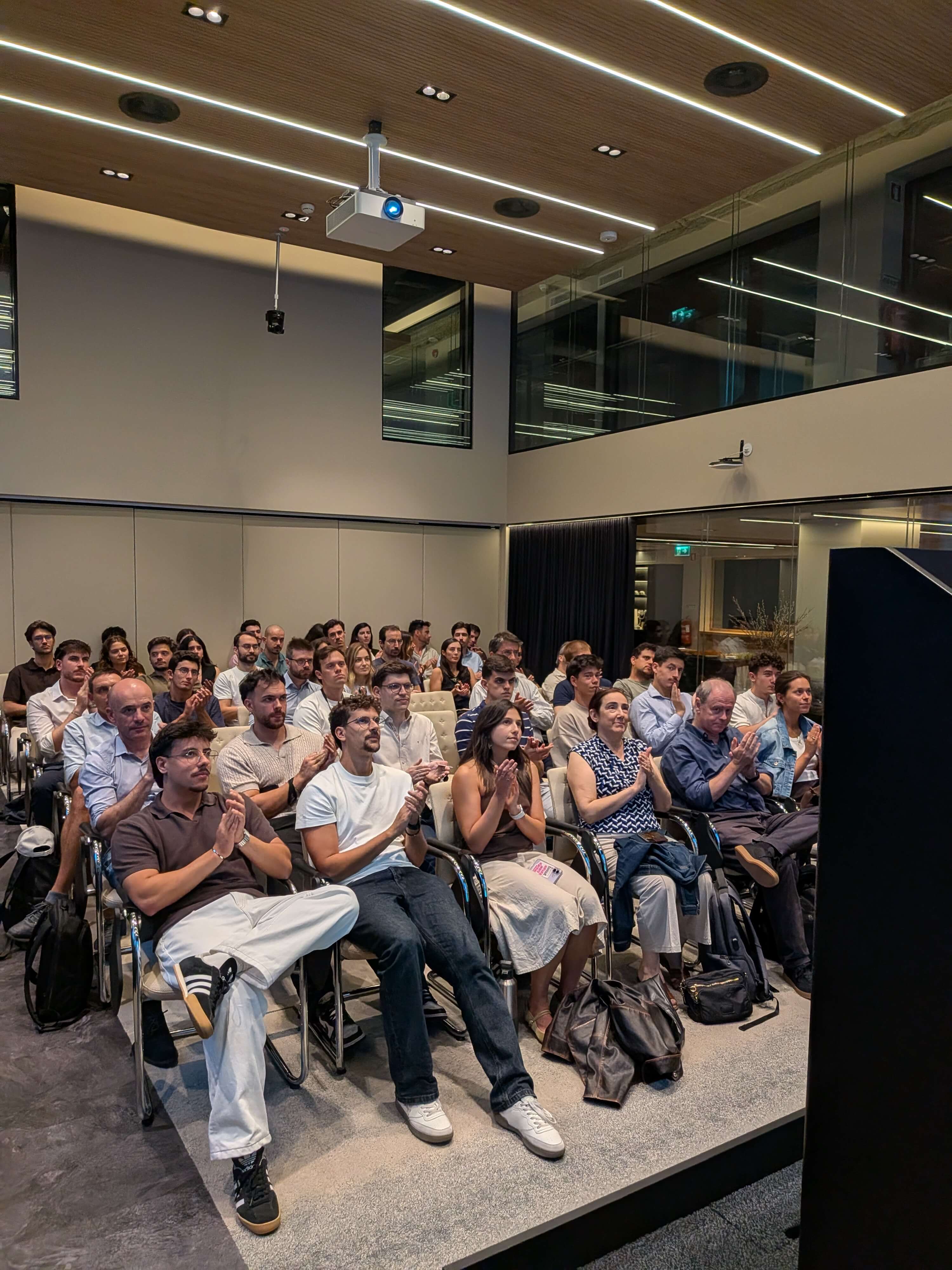 The audience at AI in Finance, Euronext Porto